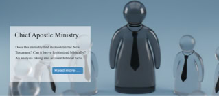 New Apostolic Church Chief Apostle Ministry